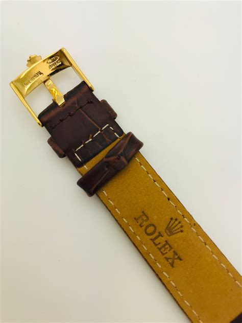 leather strap watch rolex|genuine Rolex watch straps.